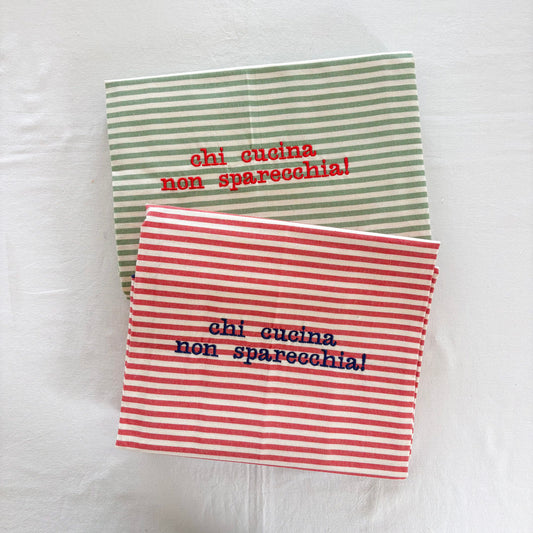 chi cucina non sparecchia!