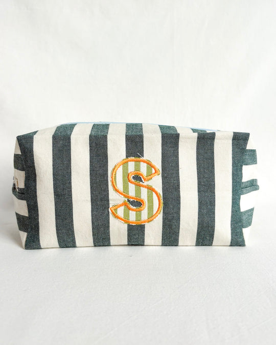 S - verde scuro riga grande