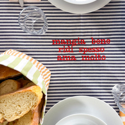 mangia bene, ridi spesso, ama molto