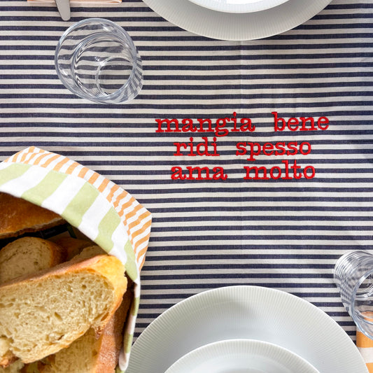 mangia bene, ridi spesso, ama molto