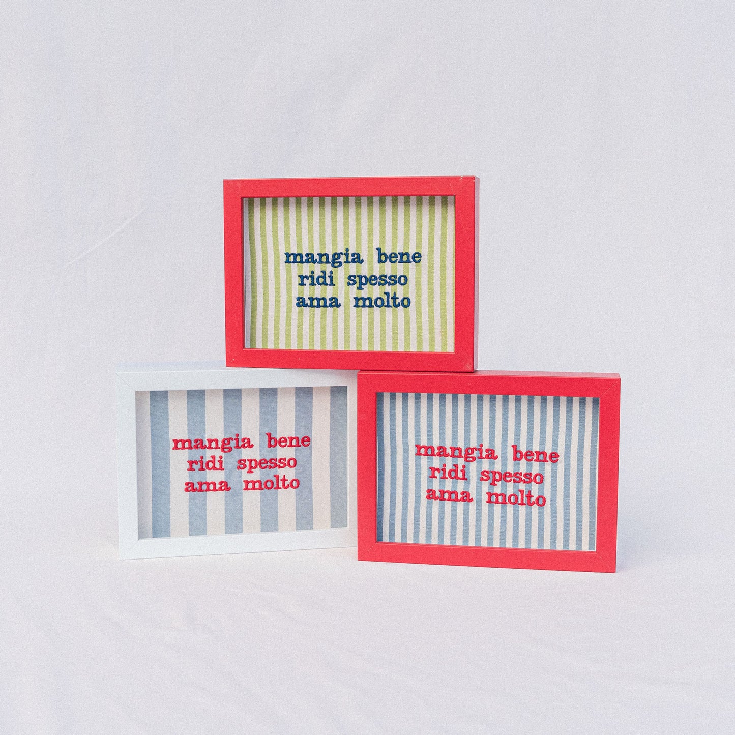 mangia bene, ridi spesso, ama molto