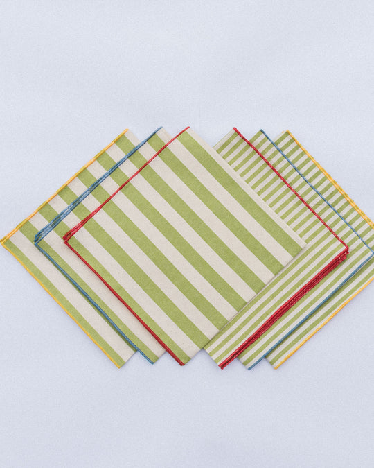 righe grandi verde chiaro